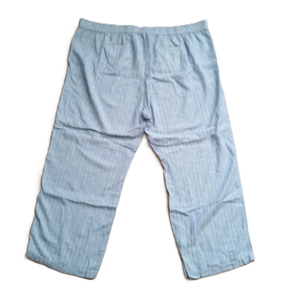 CASLON Wide Leg Linen Drawstring Casual Pants - Picture 2 of 5